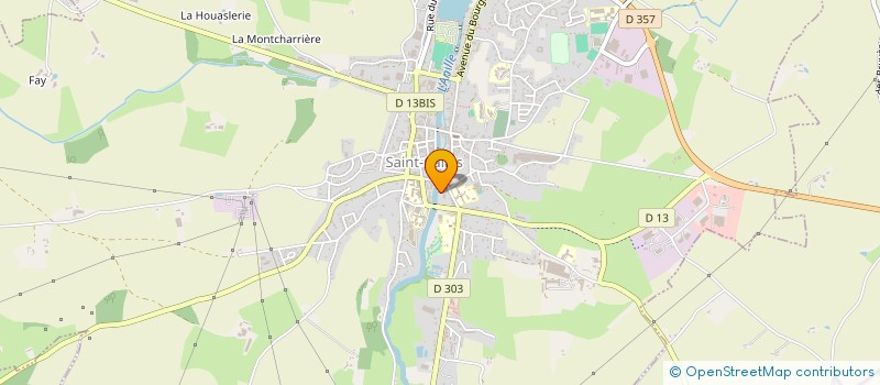 localisation de l'entreprise MONSIEUR GERARD POIRIER  SAINT-CALAIS