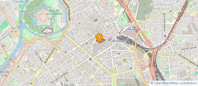 localisation de l'entreprise MONSIEUR GERARD POISSON à LILLE