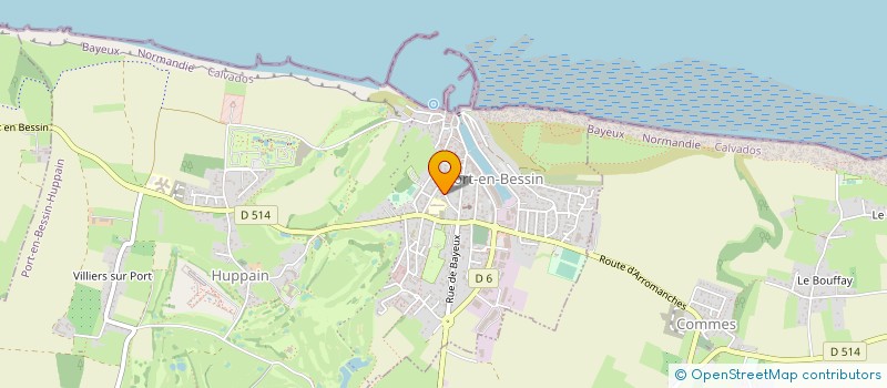localisation de l'entreprise MONSIEUR GERARD POITEVIN à PORT-EN-BESSIN-HUPPAIN