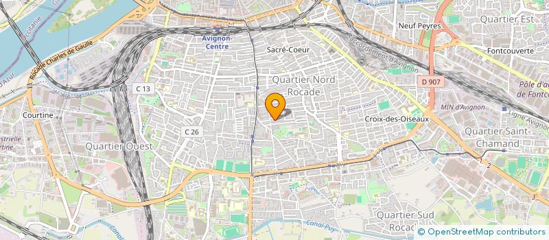 localisation de l'entreprise MONSIEUR GERARD POLLET  AVIGNON