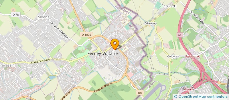 localisation de l'entreprise MONSIEUR GERARD POMMIER à FERNEY-VOLTAIRE