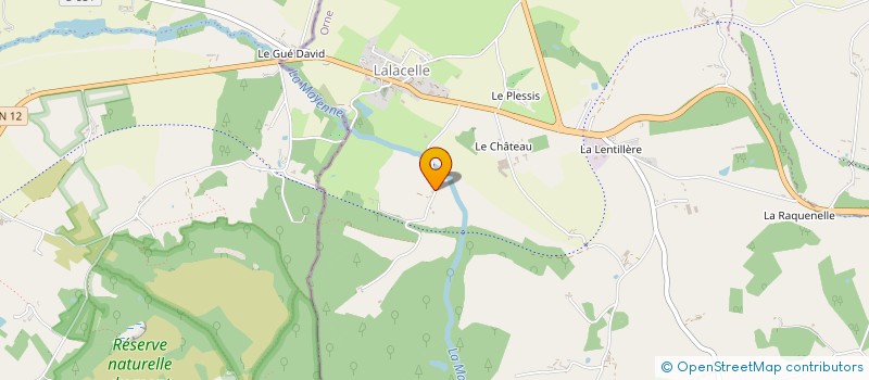 localisation de l'entreprise MONSIEUR GERARD POMMIER à LALACELLE