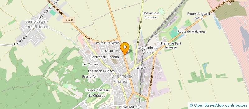 localisation de l'entreprise MONSIEUR GERARD PONCET  BRIENNE-LE-CHATEAU