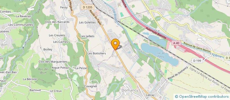 localisation de l'entreprise MONSIEUR GERARD PONCHAUD  DOMANCY