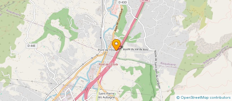 localisation de l'entreprise MONSIEUR GERARD PONS  ROQUEVAIRE