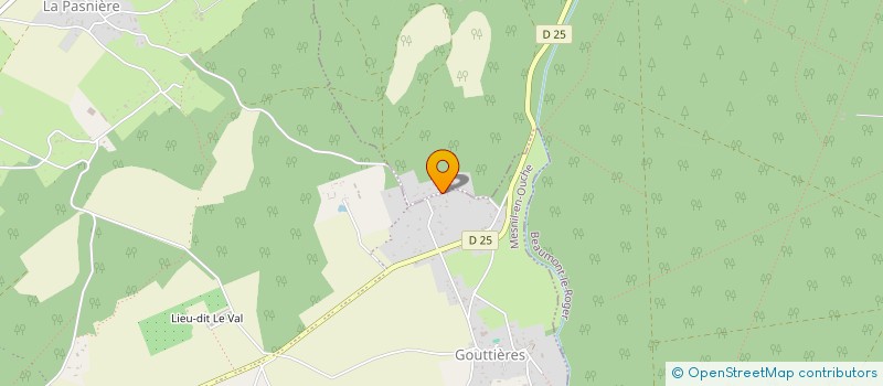 localisation de l'entreprise MONSIEUR GERARD PONTIER  MESNIL-EN-OUCHE