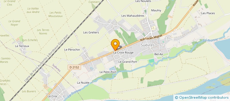 localisation de l'entreprise MONSIEUR GERARD PORET  COUR-SUR-LOIRE