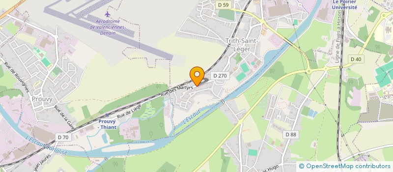 localisation de l'entreprise MONSIEUR GERARD PORION  TRITH-SAINT-LEGER