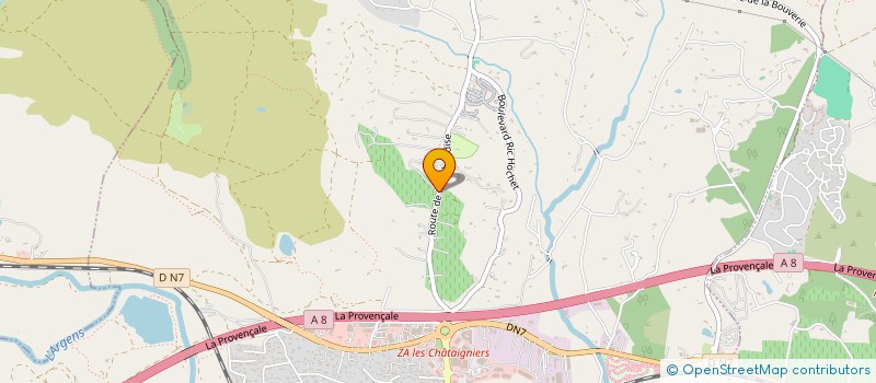 localisation de l'entreprise MONSIEUR GERARD PORON  ROQUEBRUNE-SUR-ARGENS