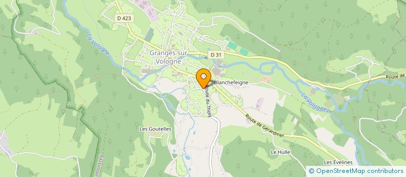 localisation de l'entreprise MONSIEUR GERARD PORTEFAIX  GRANGES-AUMONTZEY