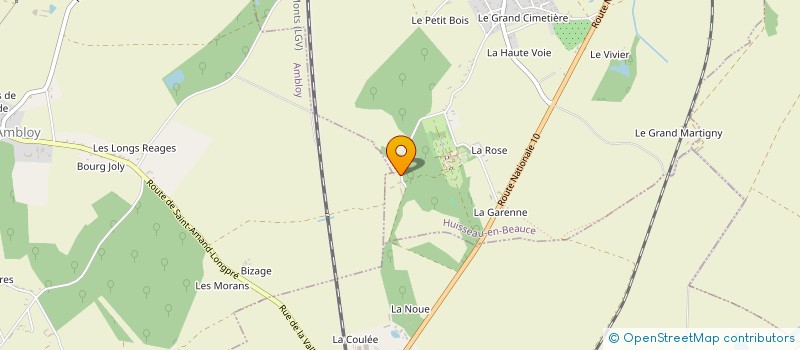 localisation de l'entreprise MONSIEUR GERARD POTELOIN  HUISSEAU-EN-BEAUCE