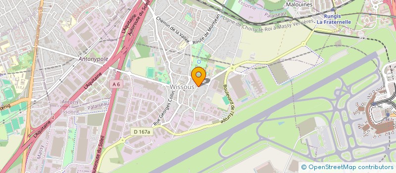 localisation de l'entreprise MONSIEUR GERARD POTIER  WISSOUS