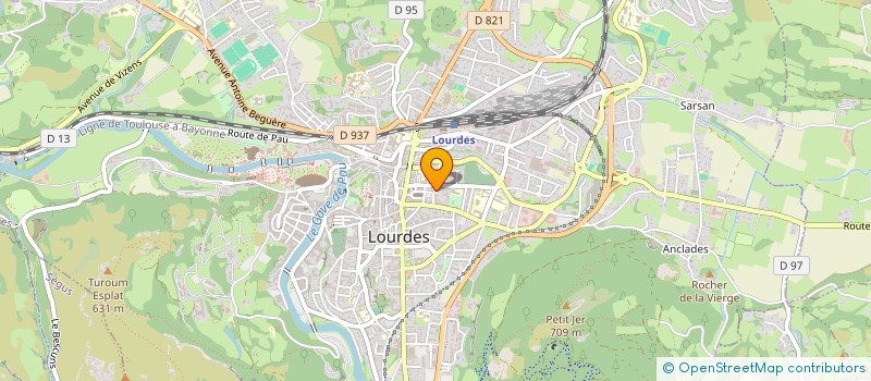 localisation de l'entreprise MONSIEUR GERARD POUBLANC  LOURDES