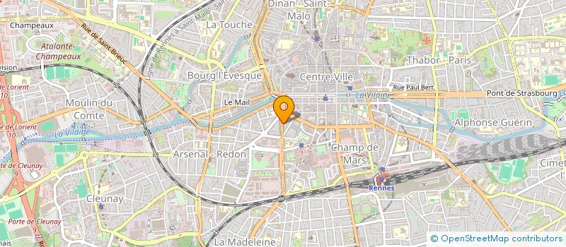 localisation de l'entreprise MONSIEUR GERARD POUIT à RENNES