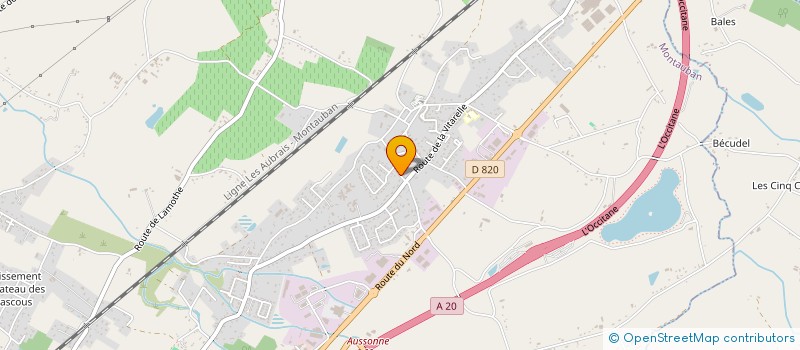 localisation de l'entreprise MONSIEUR GERARD POUJOL à MONTAUBAN