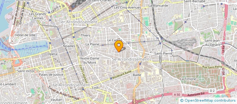 localisation de l'entreprise MONSIEUR GERARD POULAIN à MARSEILLE