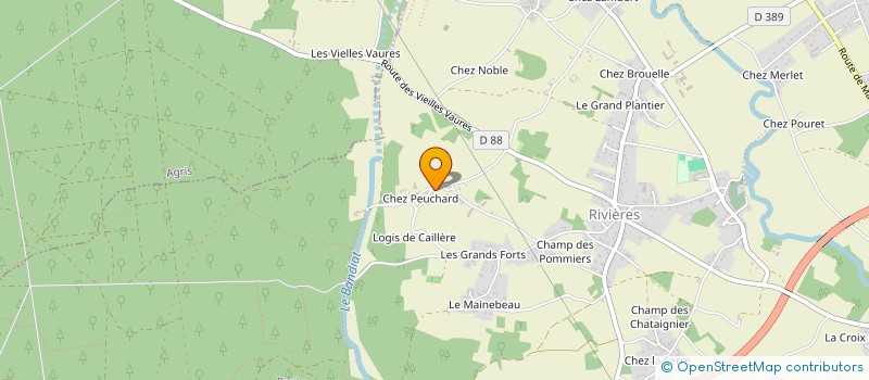 localisation de l'entreprise MONSIEUR GERARD PRADIGNAC à MOULINS-SUR-TARDOIRE
