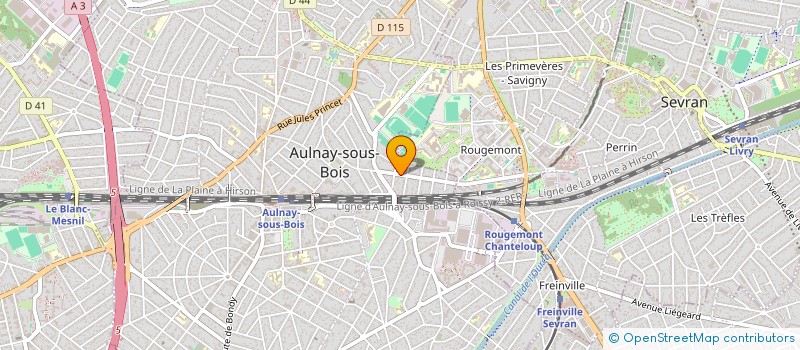 localisation de l'entreprise MONSIEUR GERARD PRADO à AULNAY-SOUS-BOIS