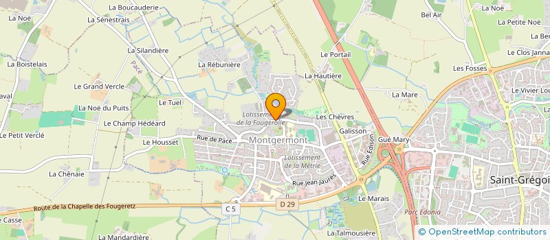 localisation de l'entreprise MONSIEUR GERARD PRECHOUX à MONTGERMONT