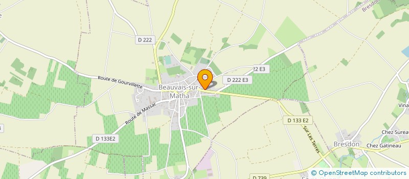 localisation de l'entreprise MONSIEUR GERARD PRESSAC  BEAUVAIS-SUR-MATHA