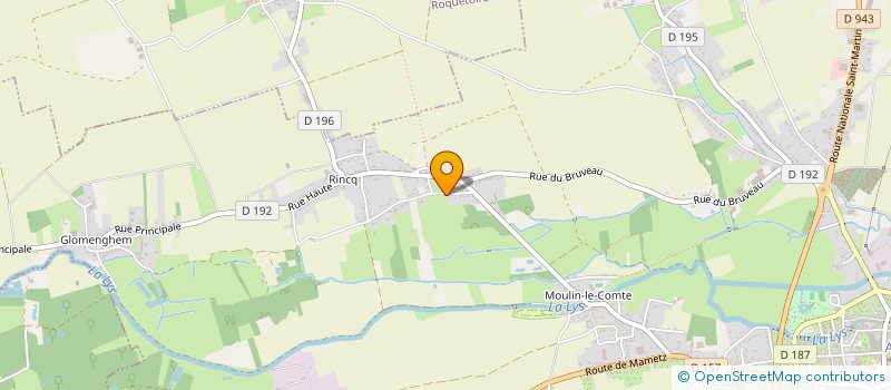 localisation de l'entreprise MONSIEUR GERARD PRESSE  AIRE-SUR-LA-LYS