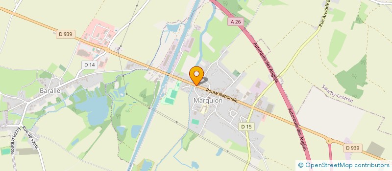 localisation de l'entreprise MONSIEUR GERARD PRETRE  MARQUION