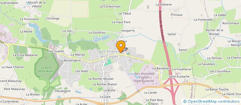 localisation de l'entreprise MONSIEUR GERARD PRIOUL  MAEN ROCH