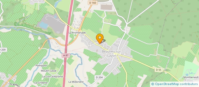 localisation de l'entreprise MONSIEUR GERARD PROVOST  CHEMILLE-EN-ANJOU