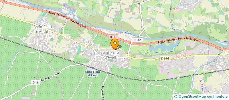 localisation de l'entreprise MONSIEUR GERARD QUENNEHEN  MILLAS