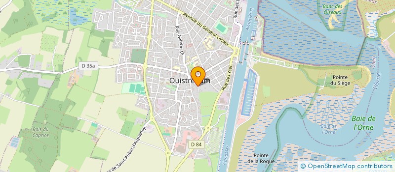 localisation de l'entreprise MONSIEUR GERARD QUESNEL à OUISTREHAM