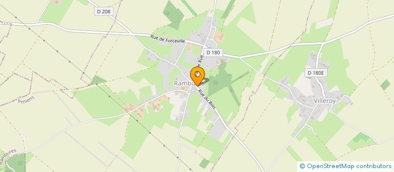 localisation de l'entreprise MONSIEUR GERARD QUEVAL  RAMBURES