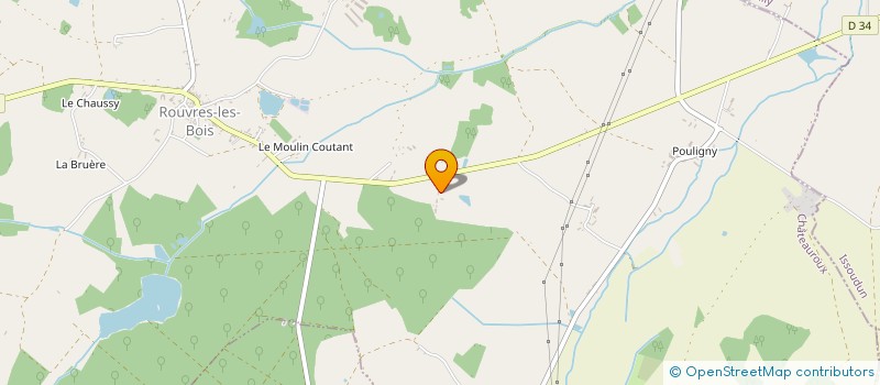 localisation de l'entreprise MONSIEUR GERARD QUINT à ROUVRES-LES-BOIS
