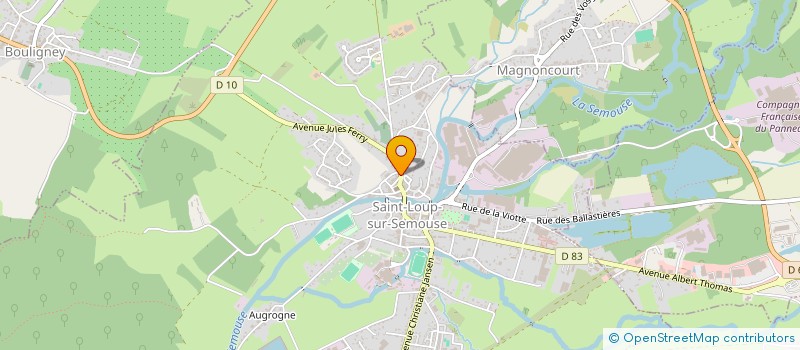 localisation de l'entreprise MONSIEUR GERARD QUINTAINE  SAINT-LOUP-SUR-SEMOUSE