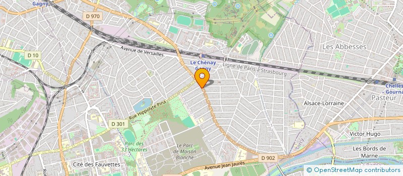 localisation de l'entreprise MONSIEUR GERARD RAILHET à NEUILLY-SUR-MARNE