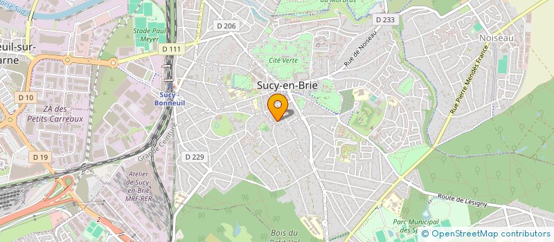 localisation de l'entreprise MONSIEUR GERARD RAJEMISA  SUCY-EN-BRIE