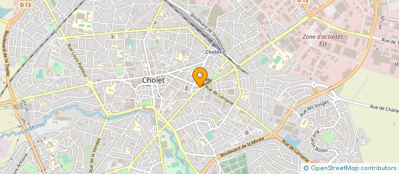 localisation de l'entreprise MONSIEUR GERARD RAMBEAU à CHOLET
