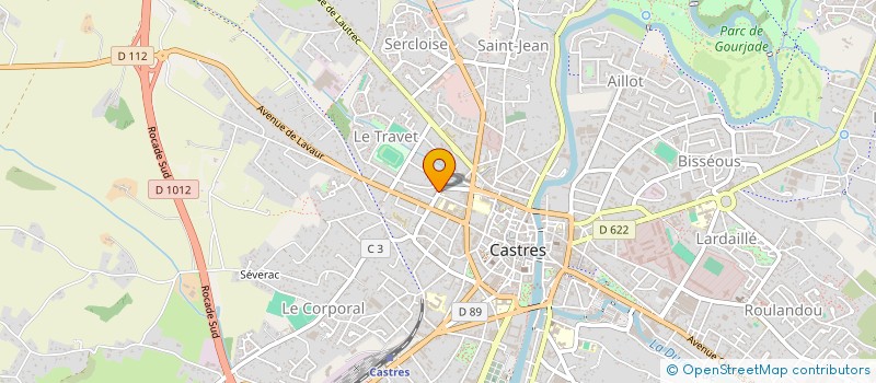 localisation de l'entreprise MONSIEUR GERARD RAMIER à CASTRES