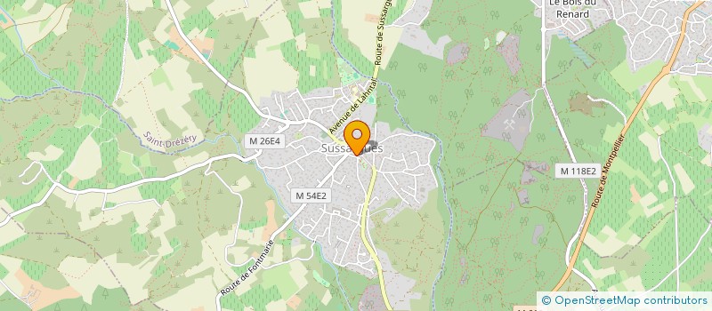 localisation de l'entreprise MONSIEUR GERARD RAUCOULES à SUSSARGUES