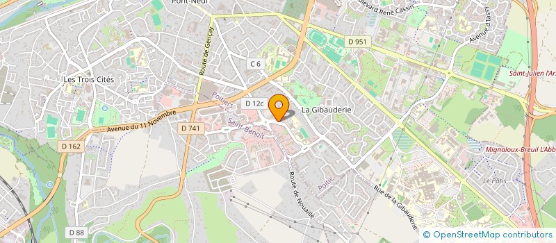 localisation de l'entreprise MONSIEUR GERARD RAUD  POITIERS