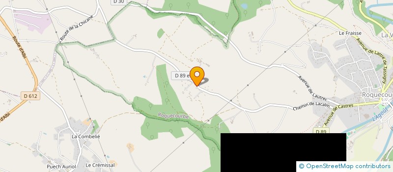 localisation de l'entreprise MONSIEUR GERARD RAVAILHE  ROQUECOURBE