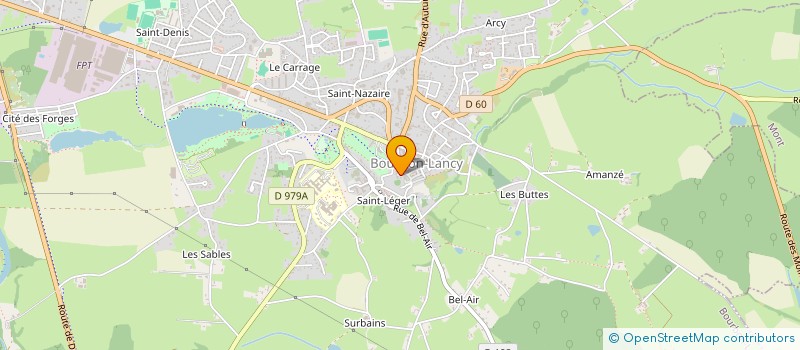localisation de l'entreprise MONSIEUR GERARD RAYMOND à BOURBON-LANCY