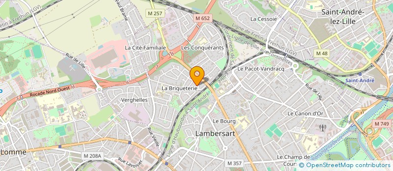 localisation de l'entreprise MONSIEUR GERARD REBERGUE à LAMBERSART