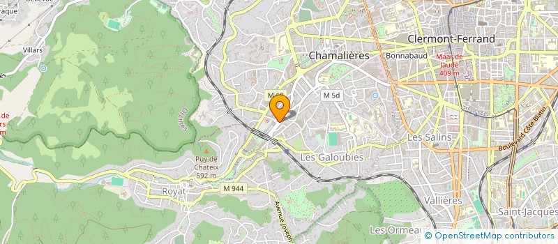 localisation de l'entreprise MONSIEUR GERARD REBOISSON à CHAMALIERES