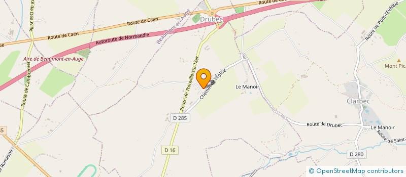 localisation de l'entreprise MONSIEUR GERARD REDON à SAINT-ANDRE-D HEBERTOT