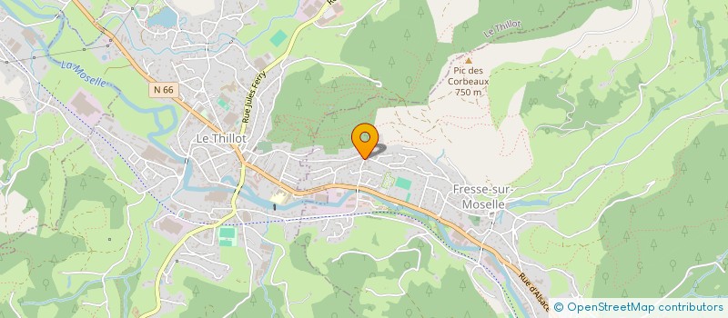 localisation de l'entreprise MONSIEUR GERARD REMY  RAMONCHAMP