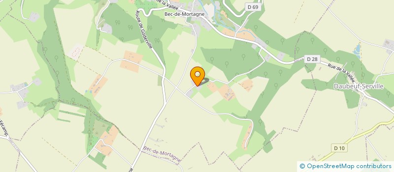 localisation de l'entreprise MONSIEUR GERARD RENAULT  BEC-DE-MORTAGNE