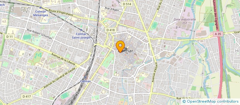 localisation de l'entreprise MONSIEUR GERARD RENIS  COLMAR