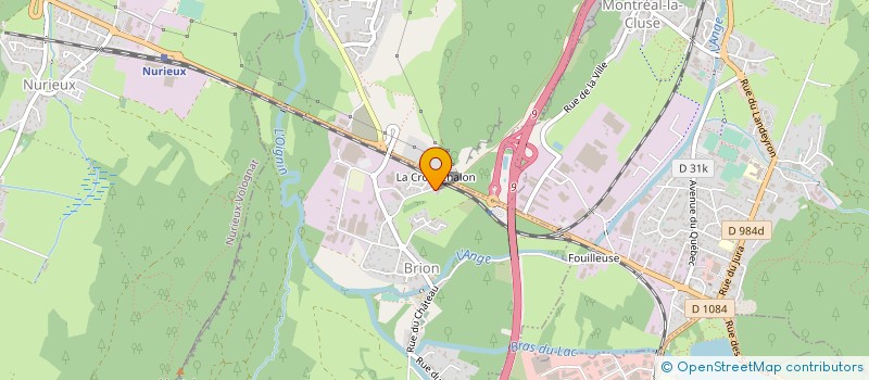 localisation de l'entreprise MONSIEUR GERARD RENOUD  BEARD-GEOVREISSIAT