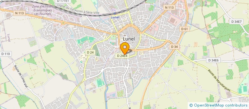 localisation de l'entreprise MONSIEUR GERARD REULET à LUNEL