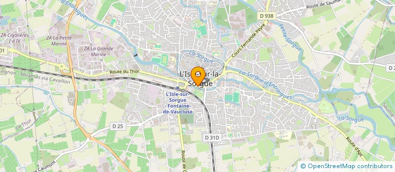 localisation de l'entreprise MONSIEUR GERARD REUSSER  L'ISLE-SUR-LA-SORGUE